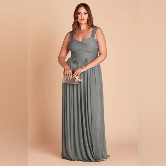 NEW Birdy Grey Elsye Bridesmaid Long Maxi Dress in Sea Glass Green Size XXL - Picture 13 of 16